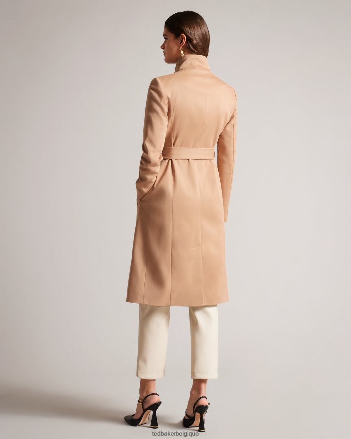 être Ted Baker femmes rosina - trench-coat portefeuille mi-long brun-bronzage FR8J42269 vêtements