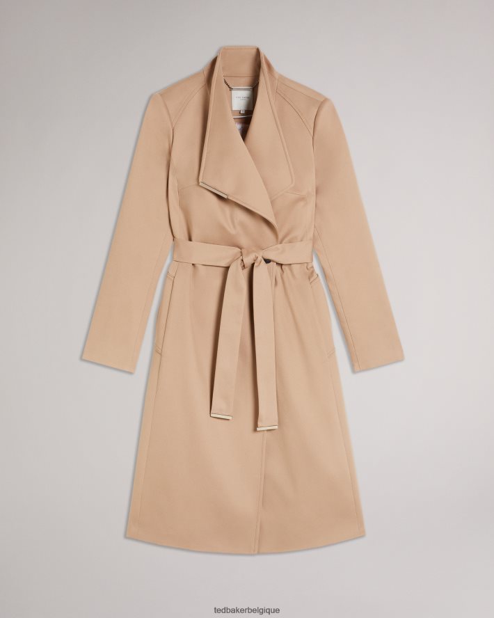 être Ted Baker femmes rosina - trench-coat portefeuille mi-long brun-bronzage FR8J42269 vêtements