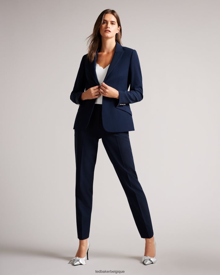 être Ted Baker femmes veste cintrée rrae marine FR8J42271 vêtements