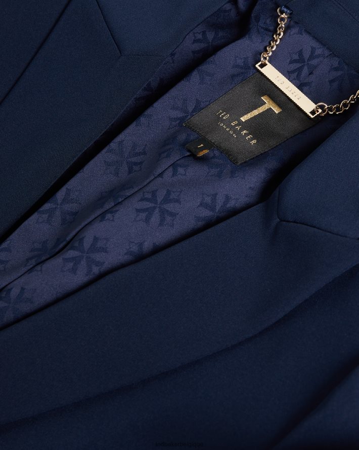 être Ted Baker femmes veste cintrée rrae marine FR8J42271 vêtements