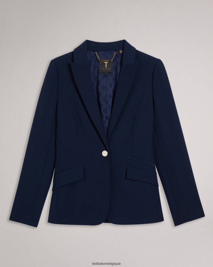 être Ted Baker femmes veste cintrée rrae marine FR8J42271 vêtements