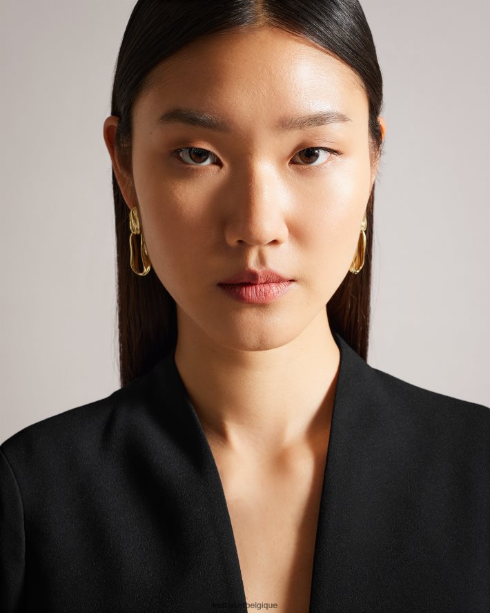 être Ted Baker femmes veste courte Popy noir FR8J42153 vêtements