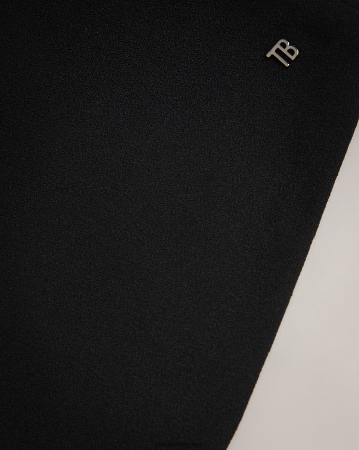 être Ted Baker femmes veste courte Popy noir FR8J42153 vêtements