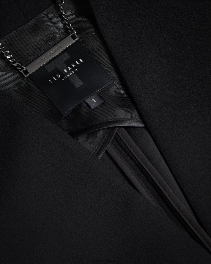 être Ted Baker femmes veste courte Popy noir FR8J42153 vêtements