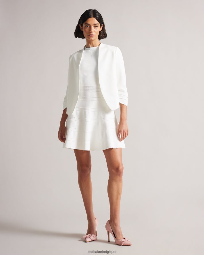 être Ted Baker femmes veste courte lilla Ivoire FR8J42131 vêtements