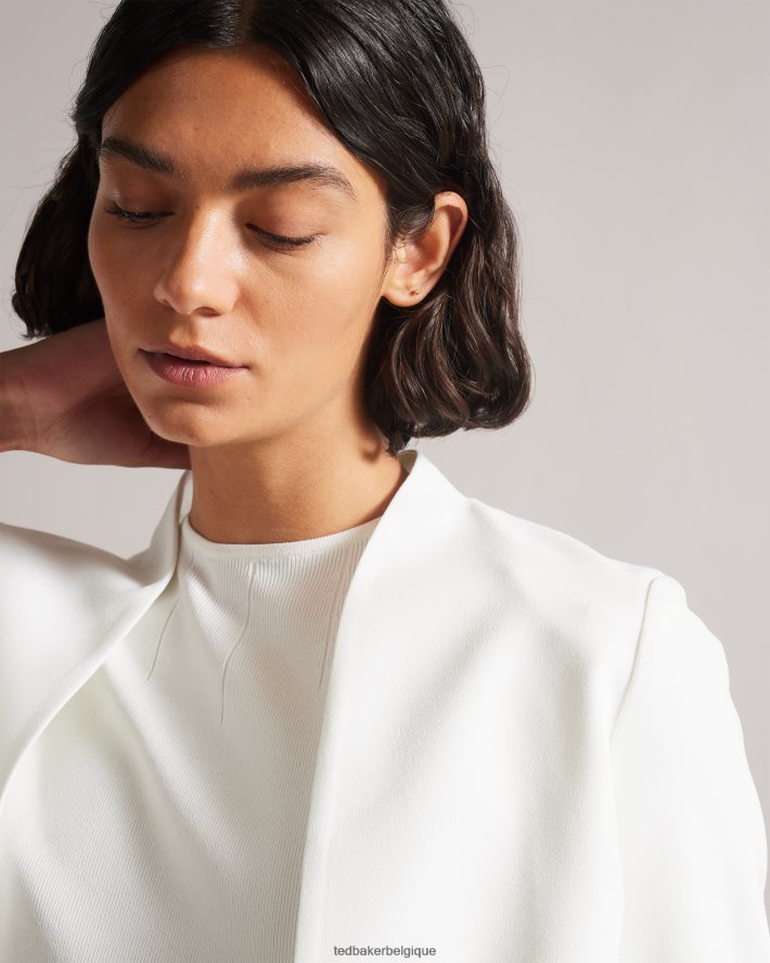 être Ted Baker femmes veste courte lilla Ivoire FR8J42131 vêtements
