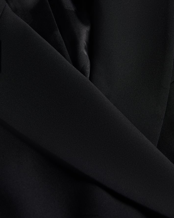 être Ted Baker femmes veste longue croisée à double boutonnage Hildia noir FR8J42395 vêtements