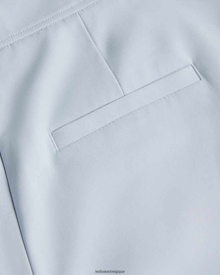 être Ted Baker femmes Hildiat pantalon large taille haute bleu bébé FR8J42249 vêtements