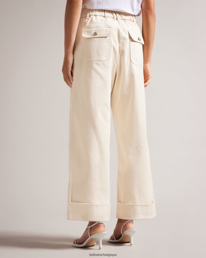être Ted Baker femmes Steviey - Pantalon ajusté large nu clair FR8J42277 vêtements