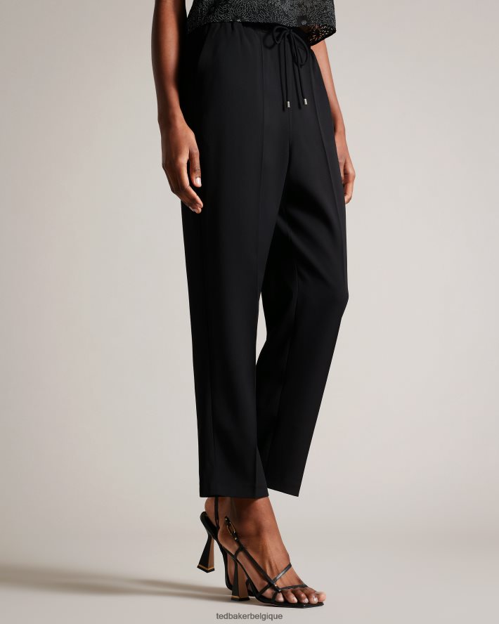 être Ted Baker femmes laurai - pantalon de jogging coupe droite à la cheville noir FR8J42161 vêtements
