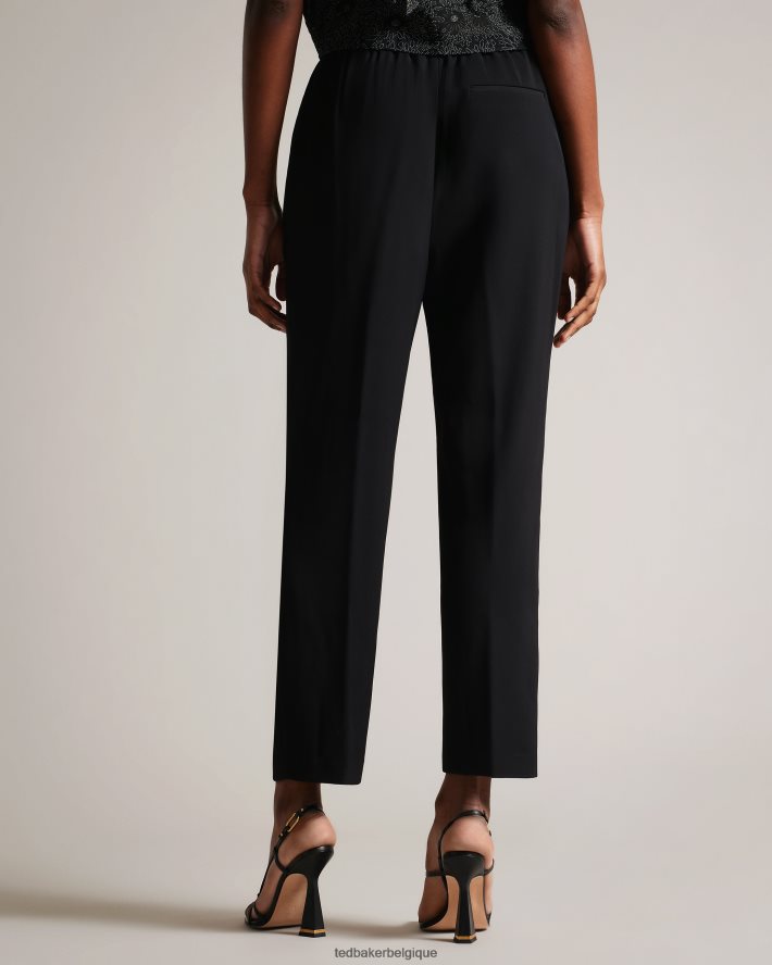 être Ted Baker femmes laurai - pantalon de jogging coupe droite à la cheville noir FR8J42161 vêtements