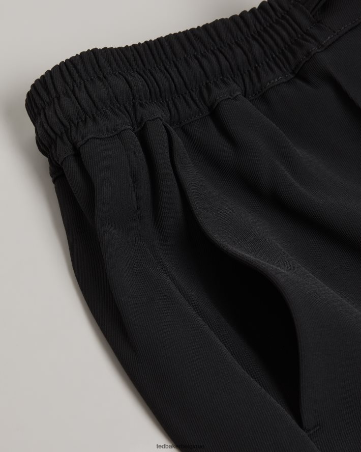 être Ted Baker femmes laurai - pantalon de jogging coupe droite à la cheville noir FR8J42161 vêtements