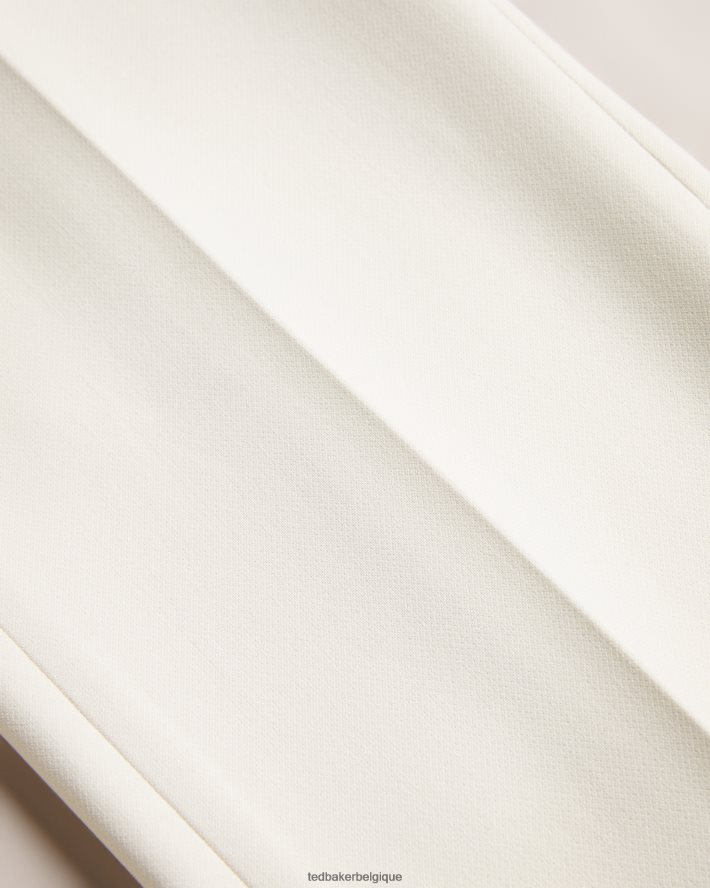 être Ted Baker femmes pantalon coupe droite amberot naturel FR8J42233 vêtements