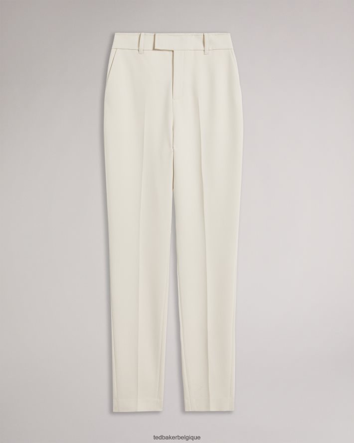 être Ted Baker femmes pantalon coupe droite amberot naturel FR8J42233 vêtements