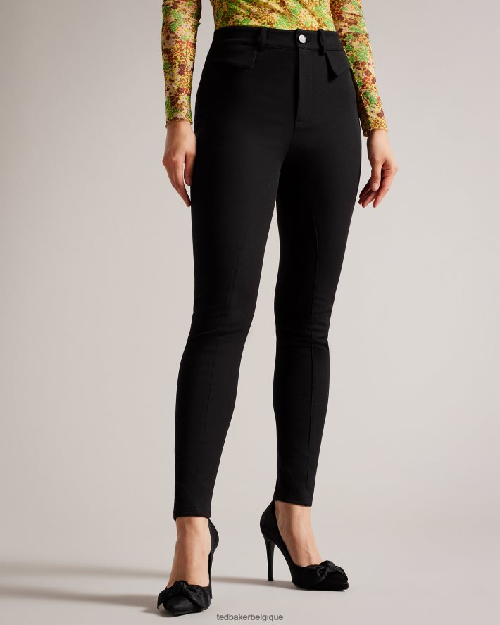 être Ted Baker femmes pantalon à empiècements tesia noir FR8J42431 vêtements