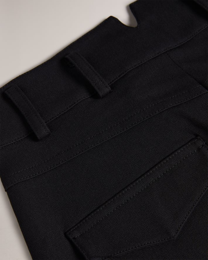 être Ted Baker femmes pantalon à empiècements tesia noir FR8J42431 vêtements