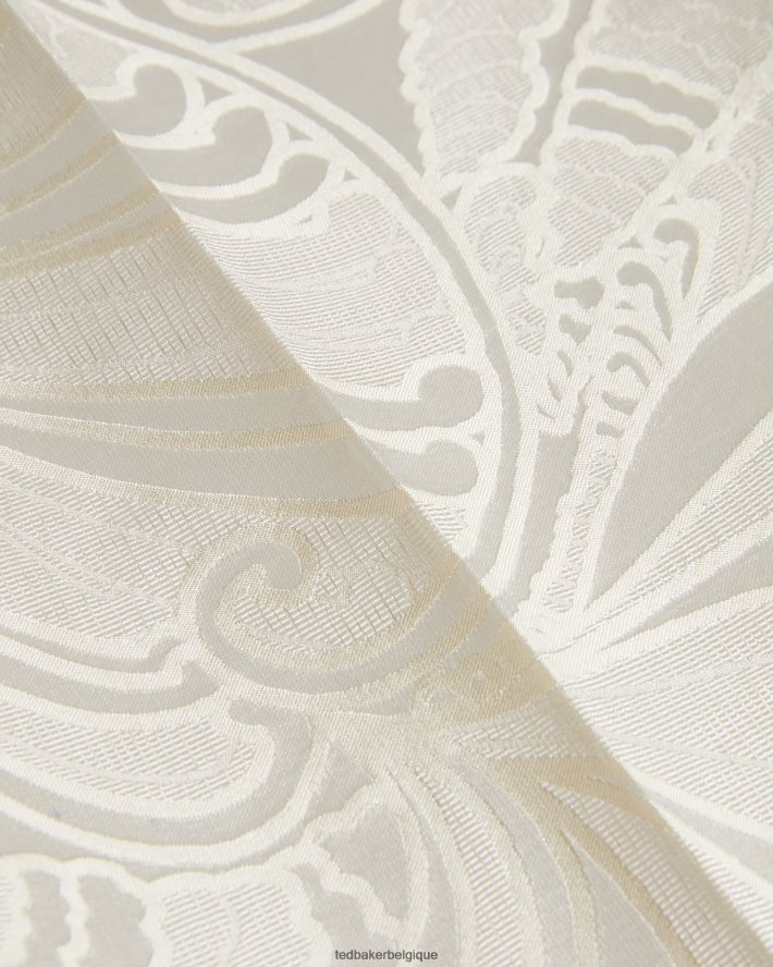 être Ted Baker femmes pantalon large en jacquard majiat naturel FR8J42365 vêtements