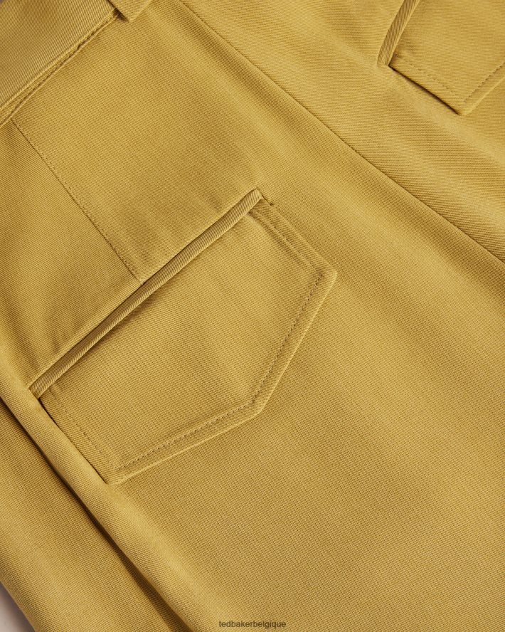 être Ted Baker femmes pantalon large jemila kaki FR8J42291 vêtements