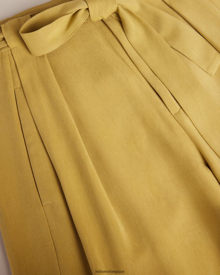 être Ted Baker femmes pantalon large jemila kaki FR8J42291 vêtements