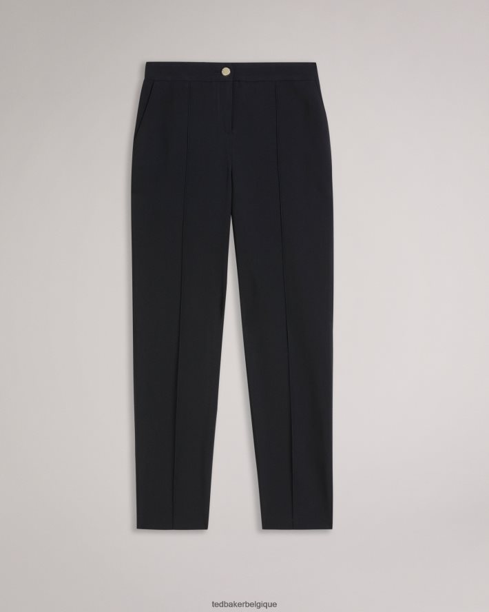 être Ted Baker femmes raeet pantalon droit à la cheville noir FR8J42434 vêtements