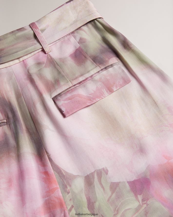 être Ted Baker femmes ayaaz - short ajusté imprimé corail FR8J42222 vêtements