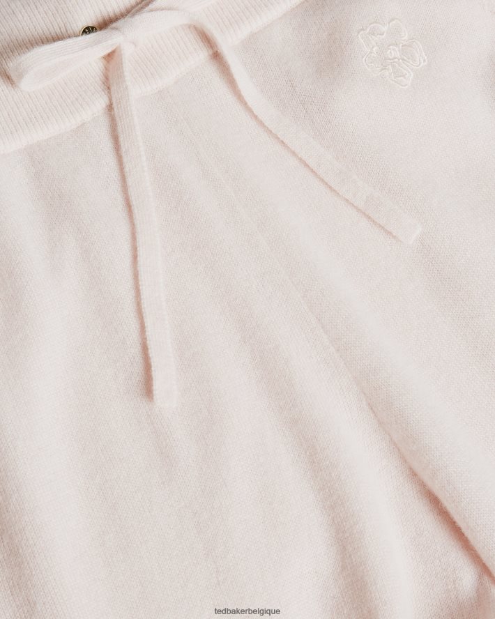 être Ted Baker femmes jogger leine en cachemire bio rose pâle FR8J42570 vêtements