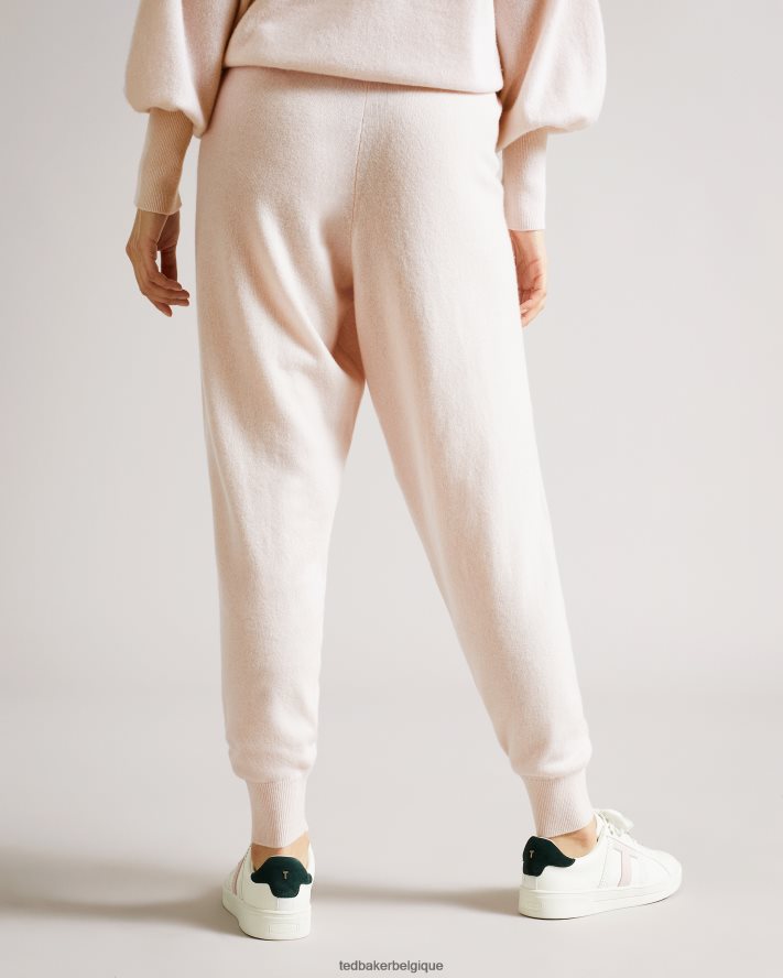 être Ted Baker femmes jogger leine en cachemire bio rose pâle FR8J42570 vêtements