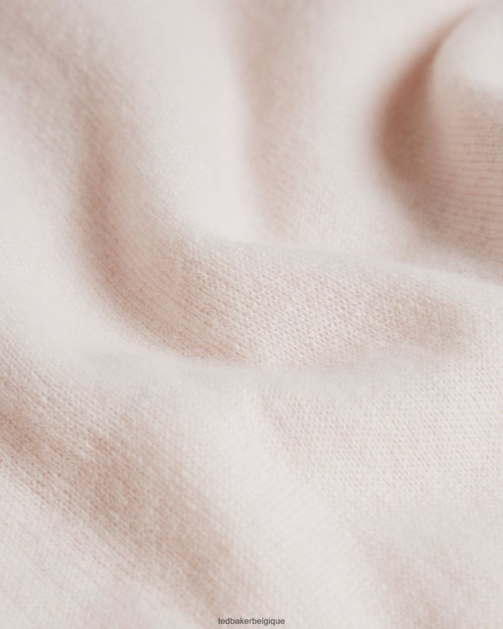 être Ted Baker femmes jogger leine en cachemire bio rose pâle FR8J42570 vêtements