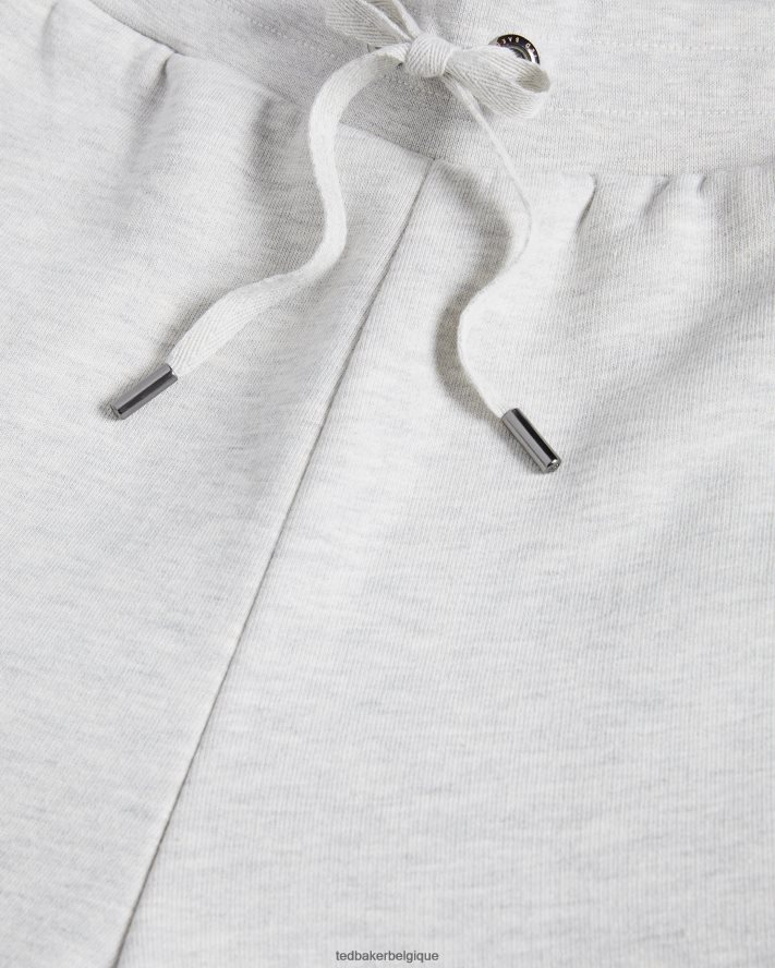 être Ted Baker femmes nicolez jogger en jersey avec fleur gris moyen FR8J42590 vêtements