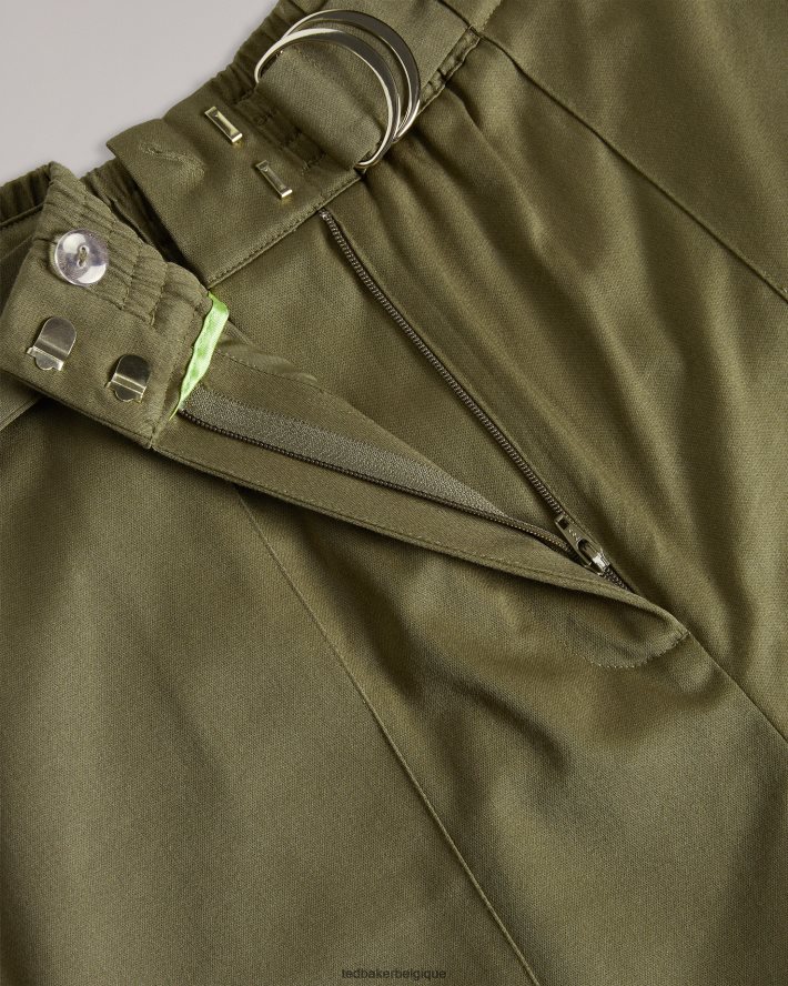 être Ted Baker femmes ronniie - short avec anneau en D olive FR8J42595 vêtements