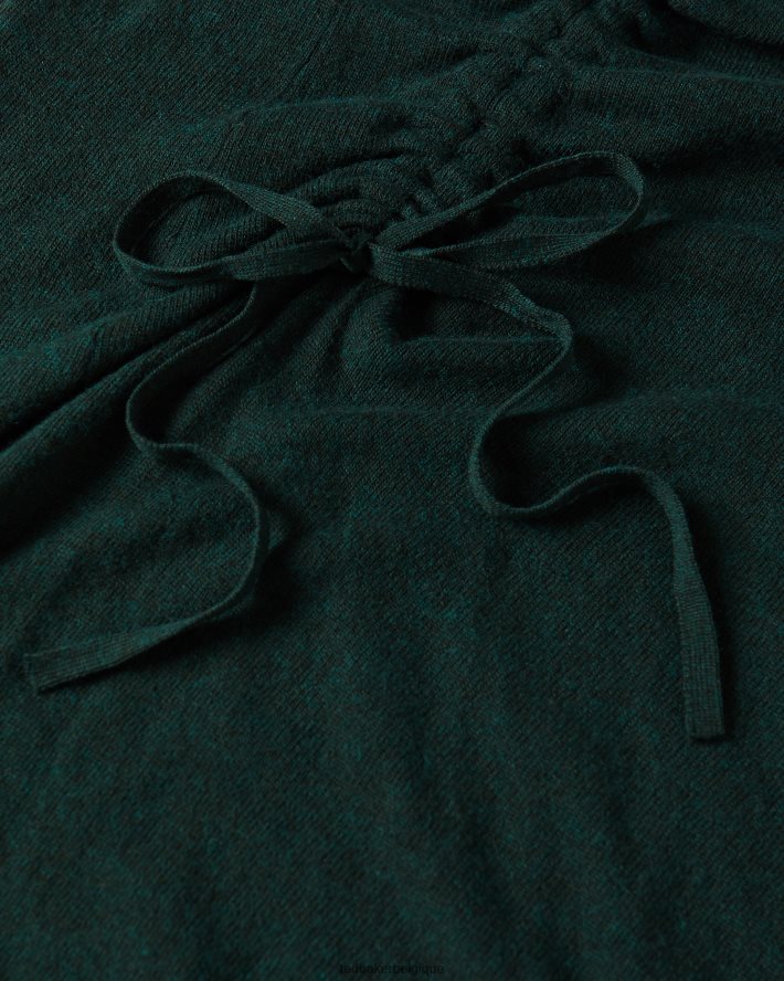 être Ted Baker femmes aavvaa - robe en maille avec détails froncés sur les côtés vert FR8J42530 vêtements