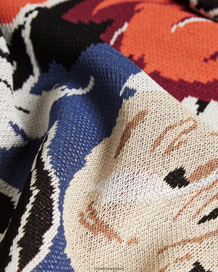 être Ted Baker femmes lilyiii - Mini-robe moulante en maille à dos nu noir FR8J42614 vêtements