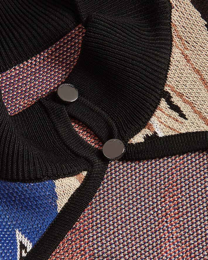 être Ted Baker femmes lilyiii - Mini-robe moulante en maille à dos nu noir FR8J42614 vêtements