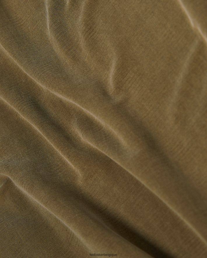 être Ted Baker femmes neivaeh - robe en jersey torsadée dans le dos vert foncé FR8J42636 vêtements