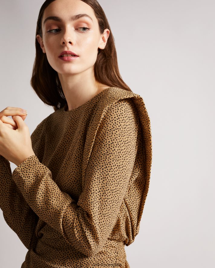 être Ted Baker femmes robe courte quinci avec détail sur les épaules noir FR8J42531 vêtements