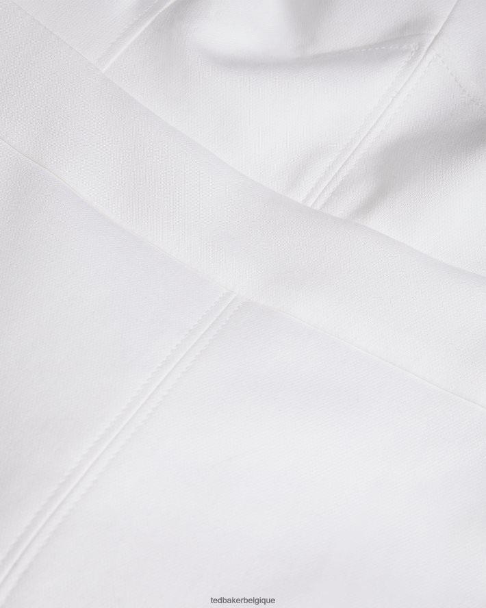 être Ted Baker femmes robe mi-longue moulante Klarika blanc FR8J42495 vêtements