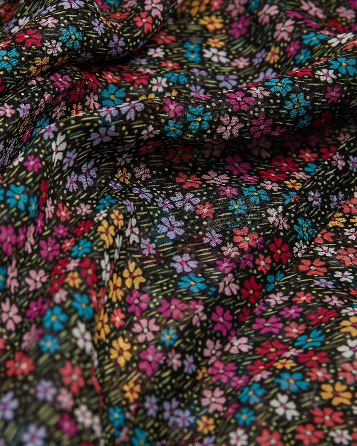 être Ted Baker femmes robe midi bevlia à taille basse noir FR8J42519 vêtements