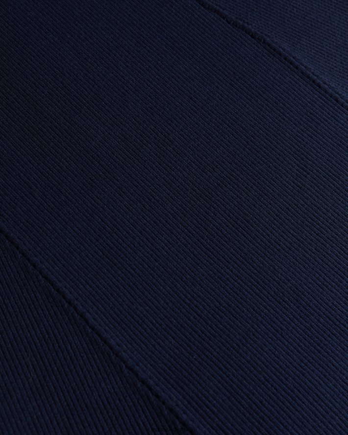 être Ted Baker femmes robe moulante à encolure dégagée Dollra bleu foncé FR8J42581 vêtements