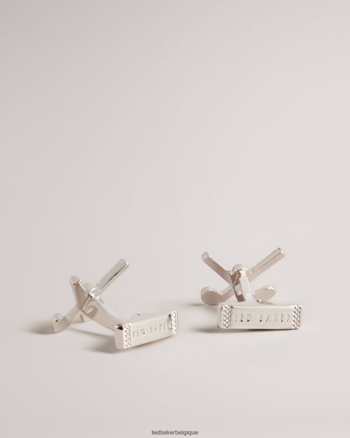 être Ted Baker Hommes boutons de manchette de golf golffy argent FR8J421980 accessoires