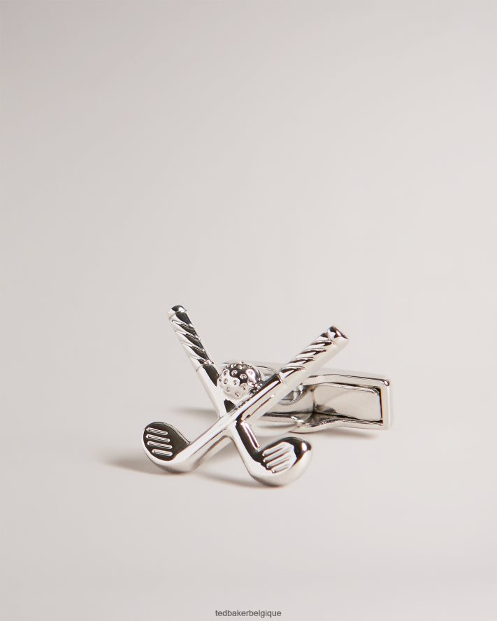 être Ted Baker Hommes boutons de manchette de golf golffy argent FR8J421980 accessoires