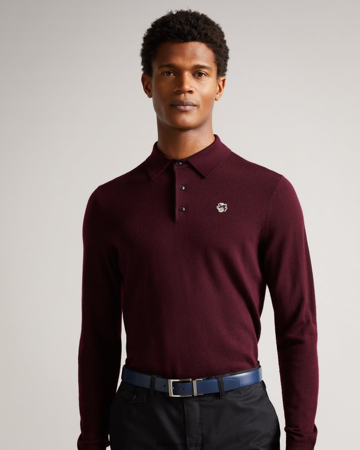 être Ted Baker Hommes ceinture réversible en cuir karmer bronzer FR8J421842 accessoires