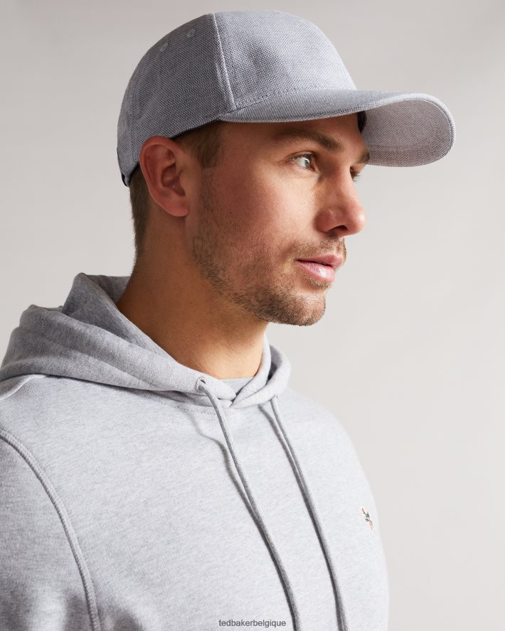 être Ted Baker Hommes casquette de baseball argent gris FR8J421944 accessoires