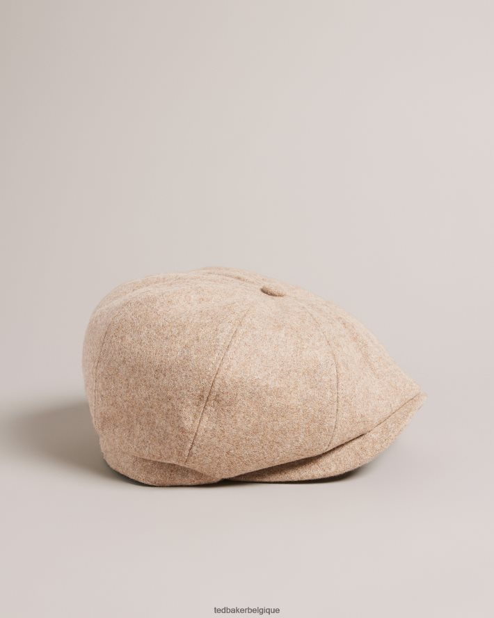 être Ted Baker Hommes casquette garçon en laine mélangée lucasss chameau FR8J421814 accessoires