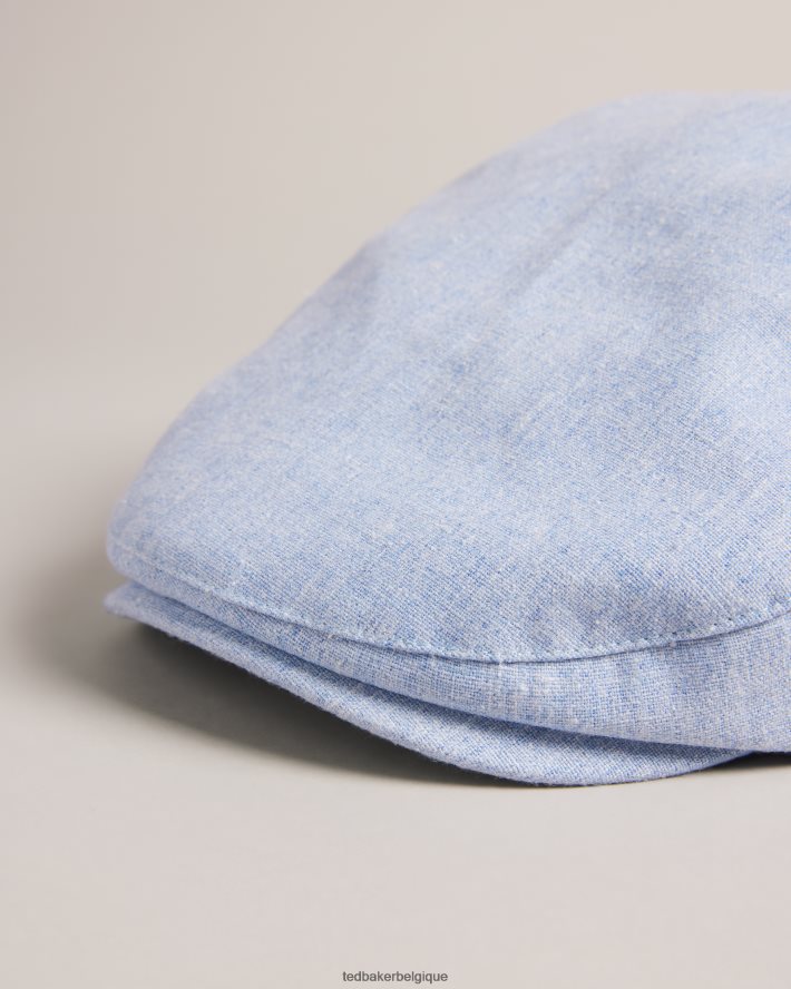 être Ted Baker Hommes casquette plate drake bleu clair FR8J421899 accessoires