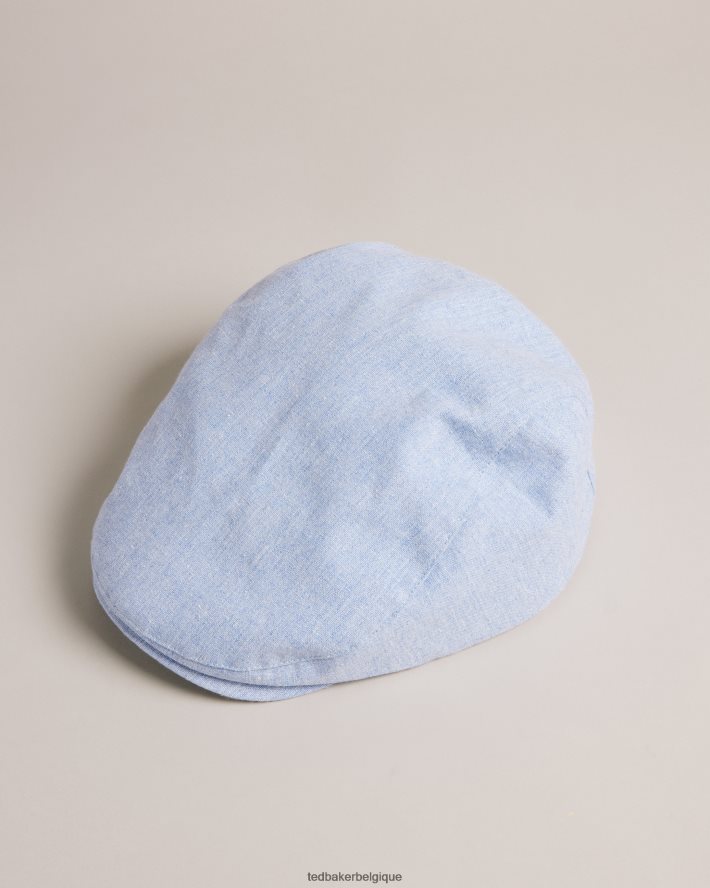 être Ted Baker Hommes casquette plate drake bleu clair FR8J421899 accessoires