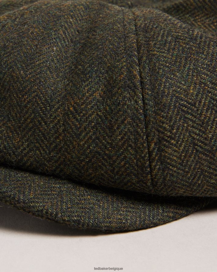 être Ted Baker Hommes chapeau garçon en feutre de laine olliii kaki FR8J421810 accessoires
