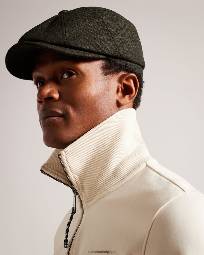 être Ted Baker Hommes chapeau garçon en feutre de laine olliii kaki FR8J421810 accessoires