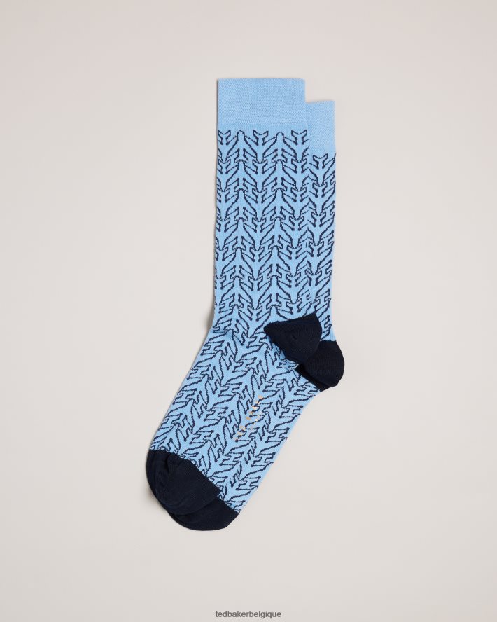 être Ted Baker Hommes chaussettes d'équipage d'avion Aerosok bleu FR8J421992 accessoires
