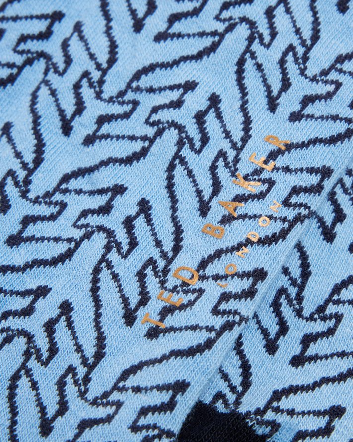 être Ted Baker Hommes chaussettes d'équipage d'avion Aerosok bleu FR8J421992 accessoires