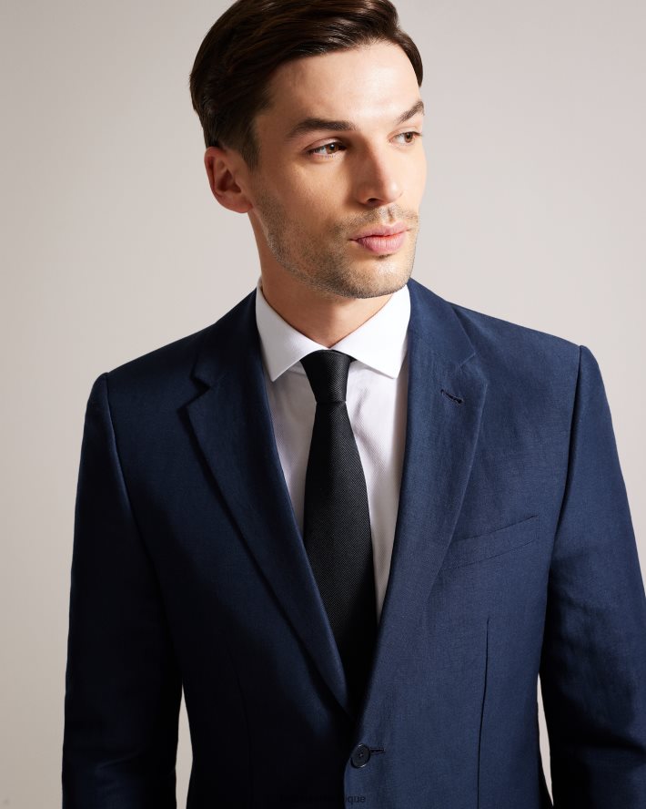 être Ted Baker Hommes cravate en soie ottomane Moorez noir FR8J421884 accessoires